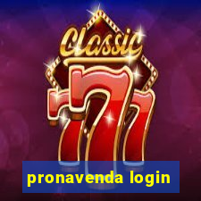 pronavenda login